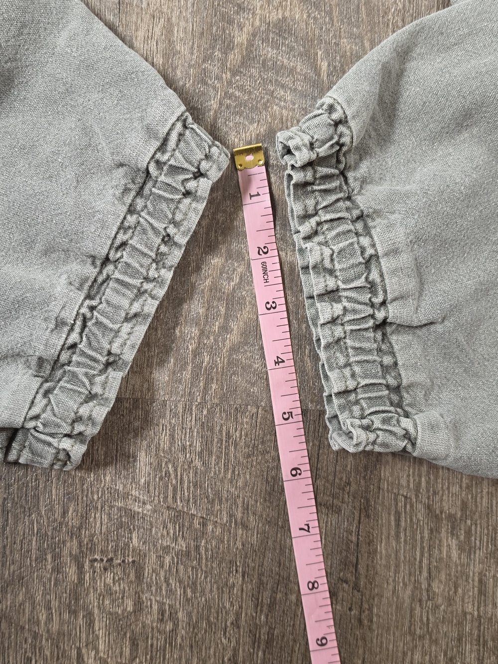 Free People Wind Drift Convertible Cargo Pants Women XS Oilve Green Cotton Linen - Picture 16 of 16